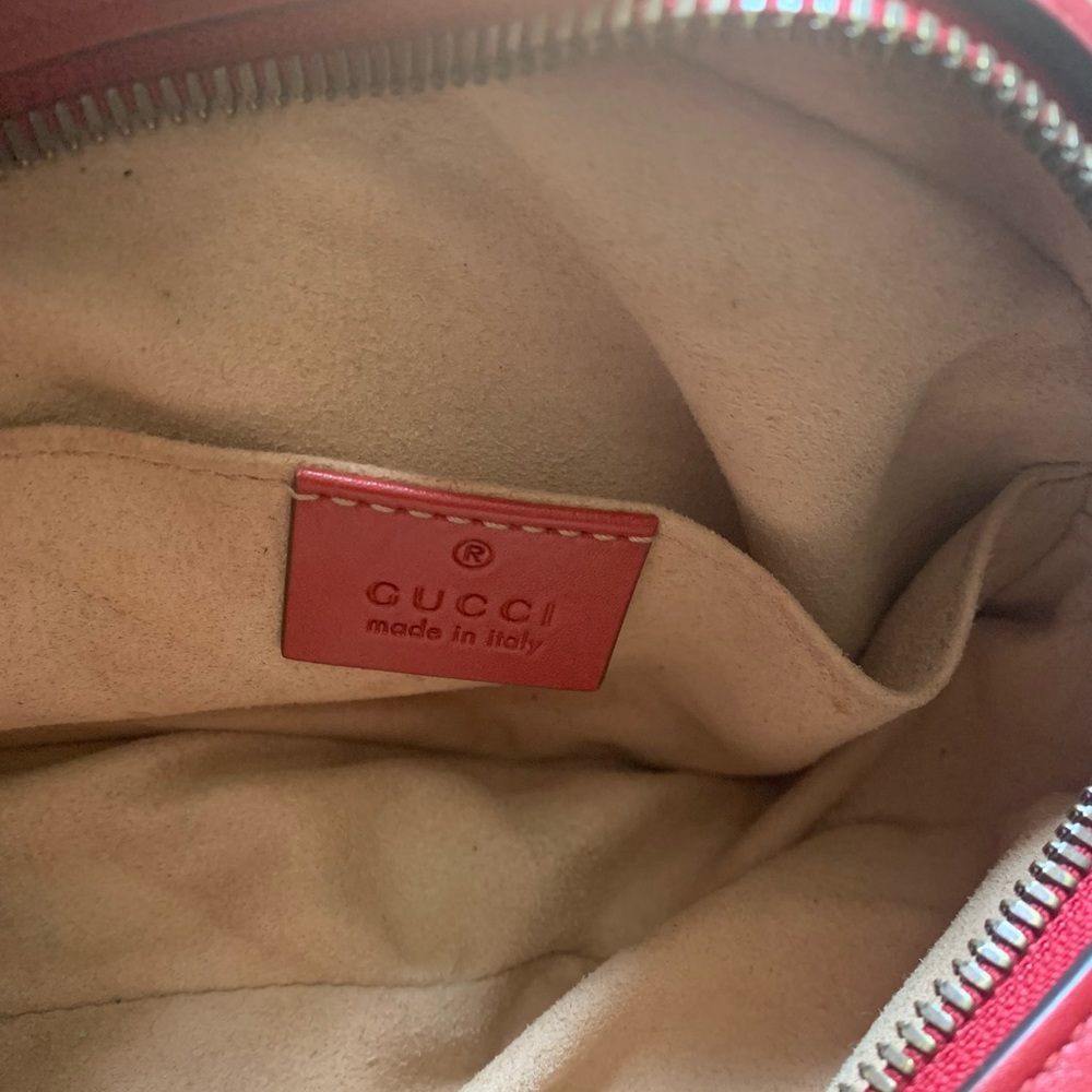 ❤️✨GORGEOUS ✨❤️ GUCCI BUM WAIST LEATHER ZIPPER BAG - Picture 13 of 16
